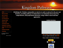 Tablet Screenshot of kingdompathways.org